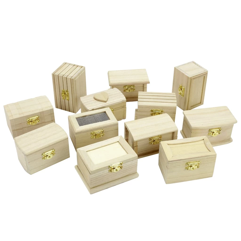 Buy 🧨 48 Pack: Assorted Wooden Trinket Box by ArtMinds™ 🧨 1 Buy 🧨 48 Pack: Assorted Wooden Trinket Box by ArtMinds™ 🧨