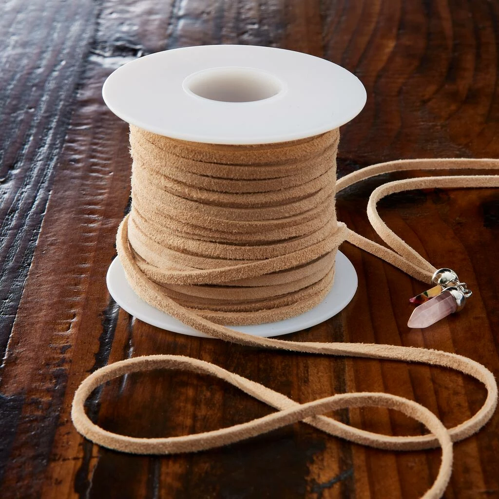 Outlet π 6 Pack: 1/8" Suede Leather Lace Trim by ArtMinds™ π 2 Outlet π 6 Pack: 1/8" Suede Leather Lace Trim by ArtMinds™ π - Image 2