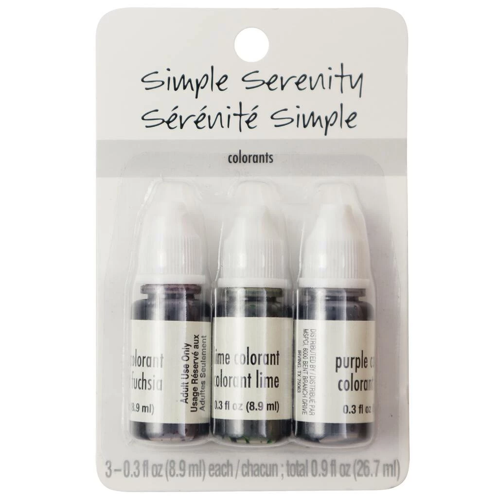 Coupon ๐ 9 Packs: 3 ct. (27 total) Fuchsia, Lime & Purple Soap Colorant by ArtMinds® ๐งจ 1 Coupon ๐ 9 Packs: 3 ct. (27 total) Fuchsia, Lime & Purple Soap Colorant by ArtMinds® ๐งจ