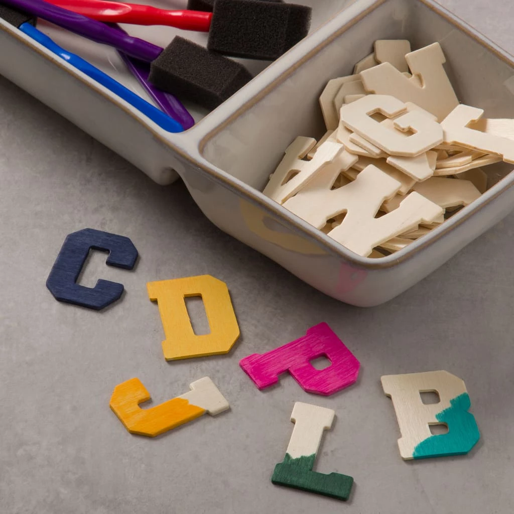 Deals 👍 6 Packs: 36 ct. (216 total) 2" Wood Varsity Letters by ArtMinds™ 🔔 2 Deals 👍 6 Packs: 36 ct. (216 total) 2" Wood Varsity Letters by ArtMinds™ 🔔 - Image 2