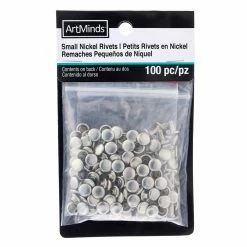 Buy 🛒 12 Packs: 100 ct. (1,200 total) Nickel Rivets by ArtMinds™ ❤️ -Artminds Sales Store MP249764 30