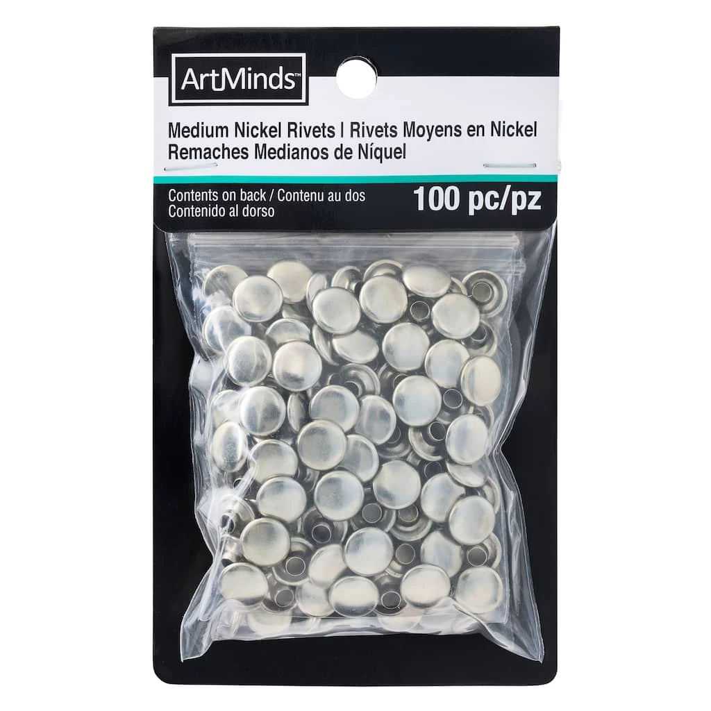New 🌟 12 Packs: 100 ct. (1,200 total) Medium Rivets by ArtMinds® ✨ 3 New 🌟 12 Packs: 100 ct. (1,200 total) Medium Rivets by ArtMinds® ✨ - Image 3