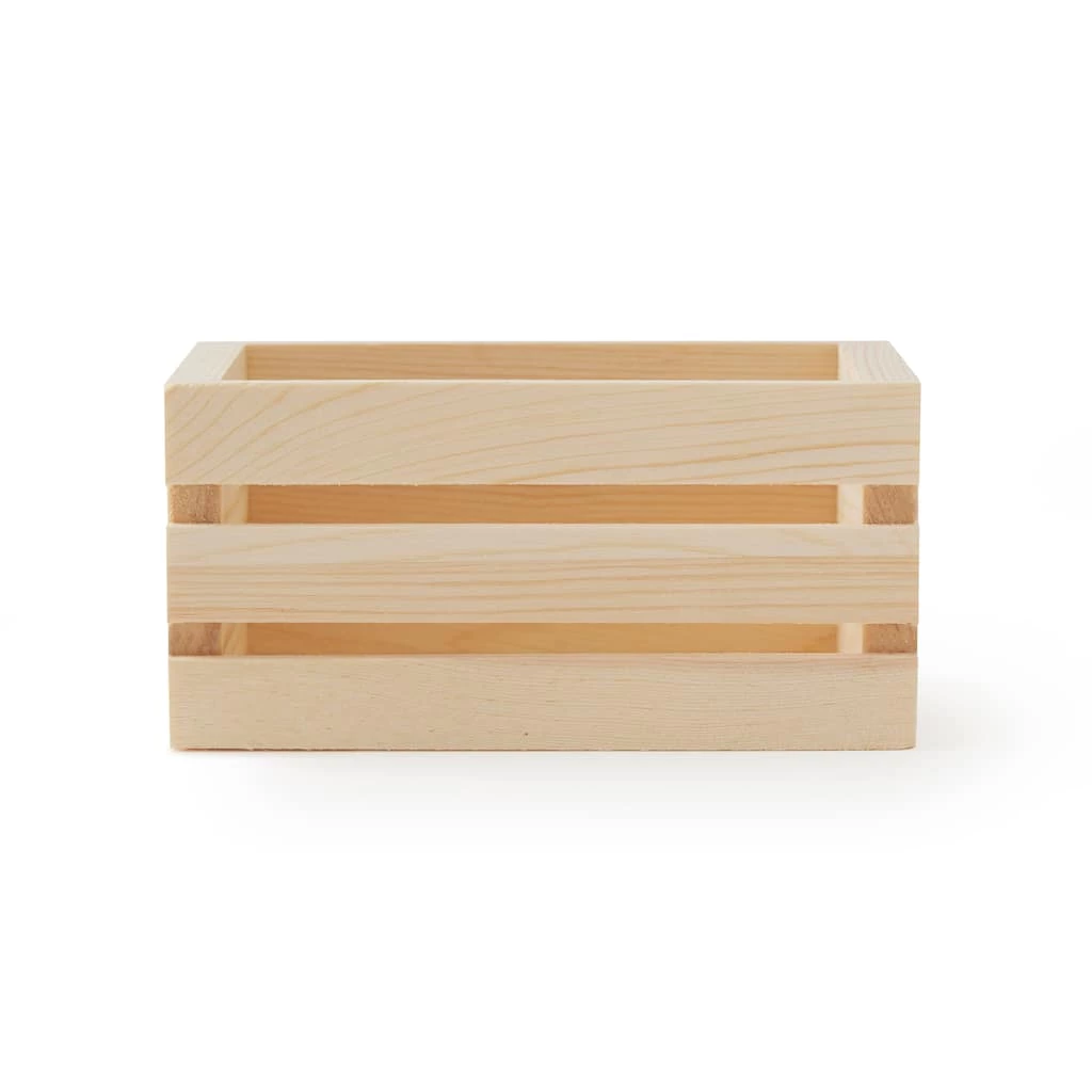 Promo 🔔 12 Pack: 5" Wooden Crate by ArtMinds® 🤩 3 Promo 🔔 12 Pack: 5" Wooden Crate by ArtMinds® 🤩 - Image 3