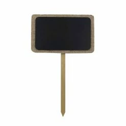 Top 10 ✔️ 12 Pack: Assorted 10" Burlap Chalkboard Stake by ArtMinds™ 🔥 -Artminds Sales Store MP308968 3