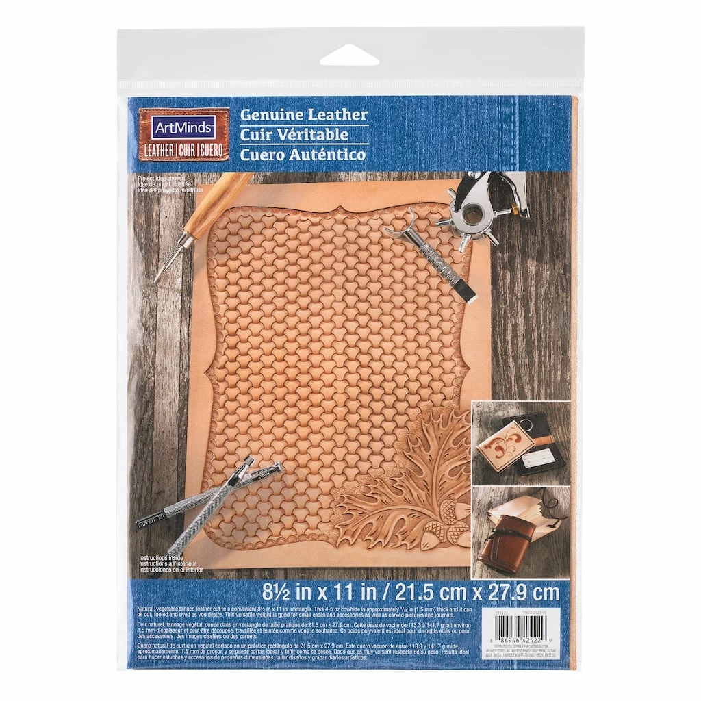 Brand new 😉 6 Pack: Leather Tooling Piece by ArtMinds™, 8.5" x 11" 😀 1 Brand new 😉 6 Pack: Leather Tooling Piece by ArtMinds™, 8.5" x 11" 😀