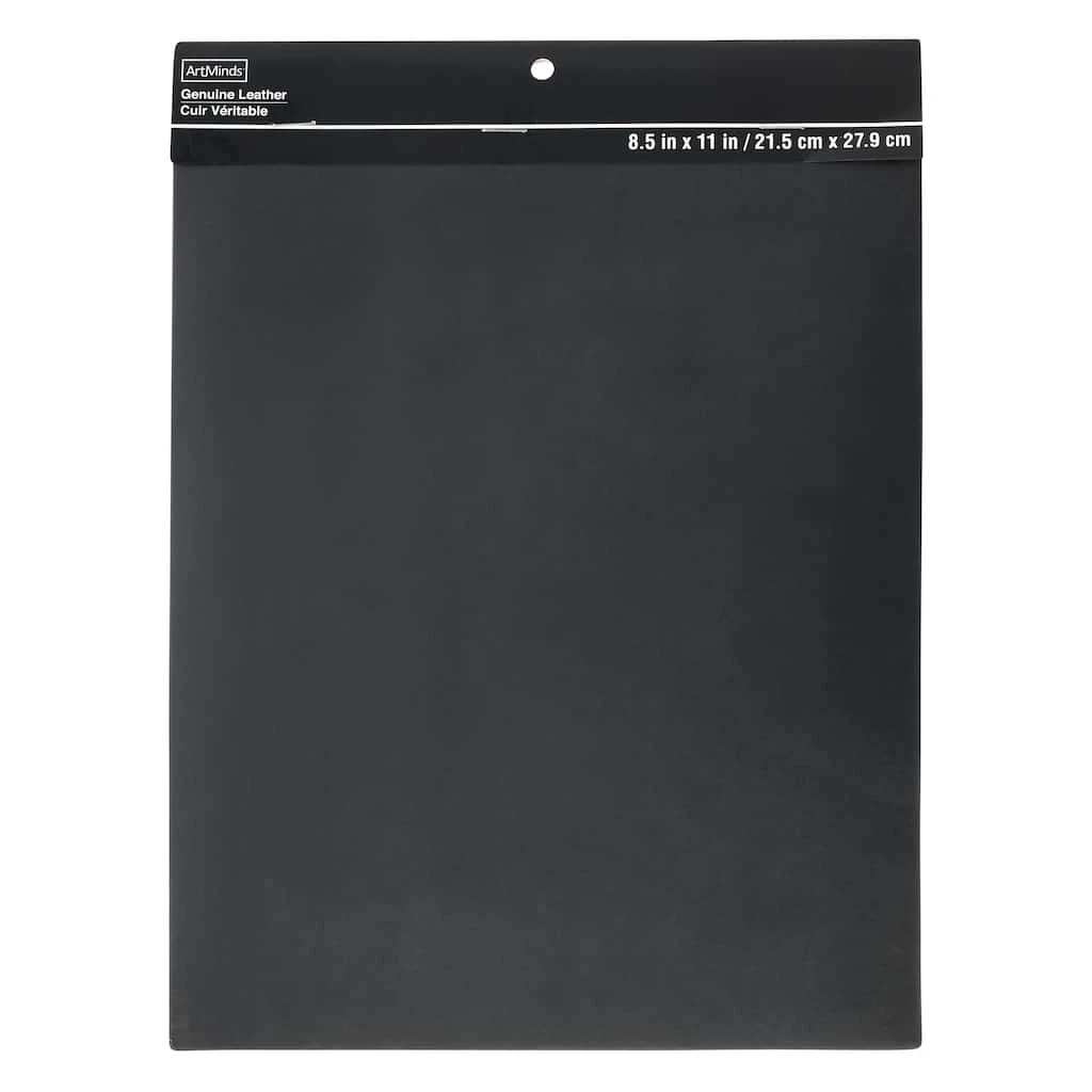 Wholesale โค๏ธ 6 Pack: Black Leather Trim Piece by ArtMinds™, 8.5" x 11" ๐งจ 1 Wholesale โค๏ธ 6 Pack: Black Leather Trim Piece by ArtMinds™, 8.5" x 11" ๐งจ