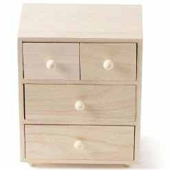 Top 10 ✔️ 6 Pack: 7.5" Wood 4-Drawer Box by ArtMinds™ 👍 -Artminds Sales Store MP397770 20
