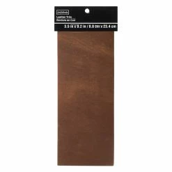 Best deal 👍 12 Pack: Rust Red Natural Genuine Leather Trim Piece by ArtMinds™ 🌟