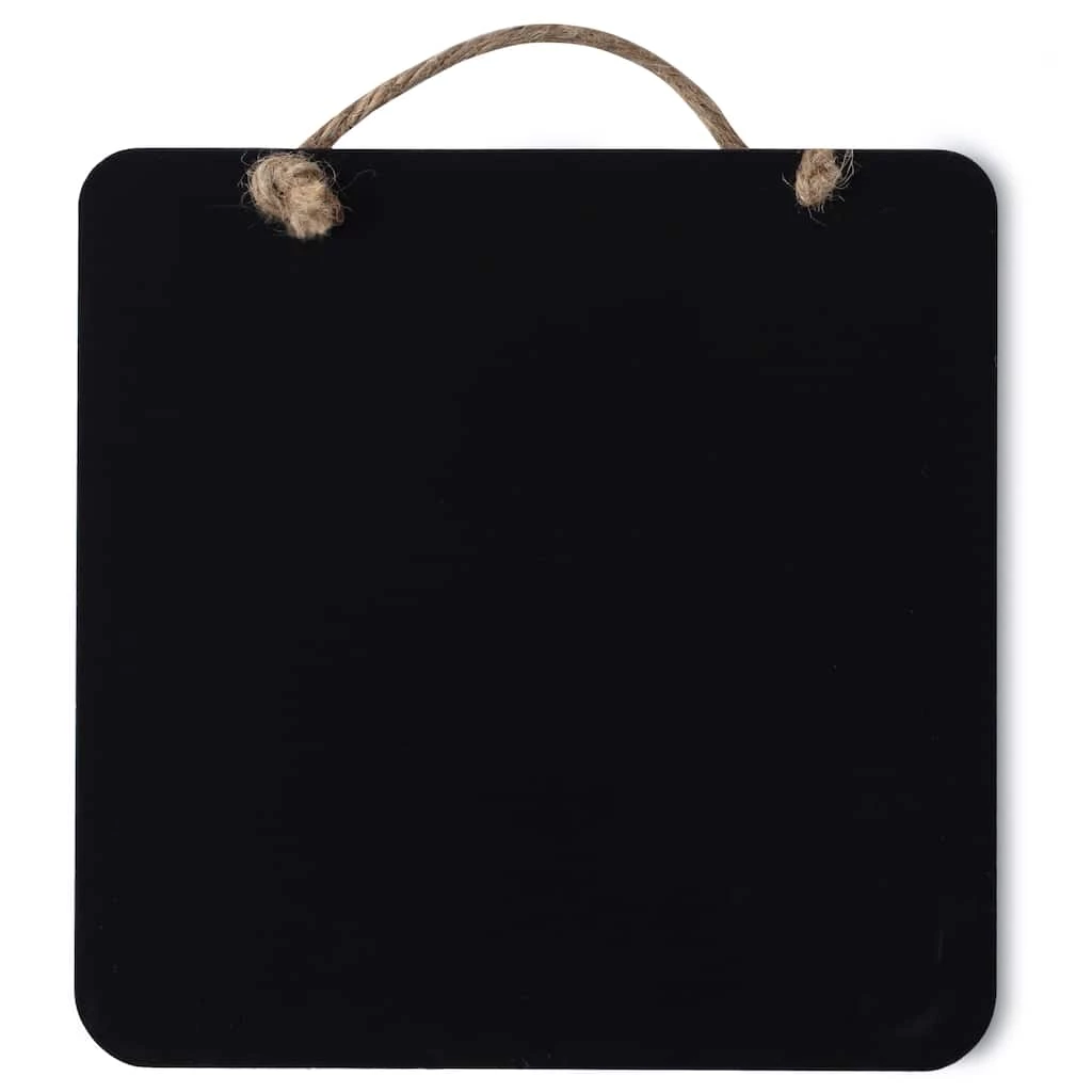 Promo 🔥 8 Pack: 6.5" x 6.5" Square Chalkboard Sign by ArtMinds™ 😍 3 Promo 🔥 8 Pack: 6.5" x 6.5" Square Chalkboard Sign by ArtMinds™ 😍 - Image 3