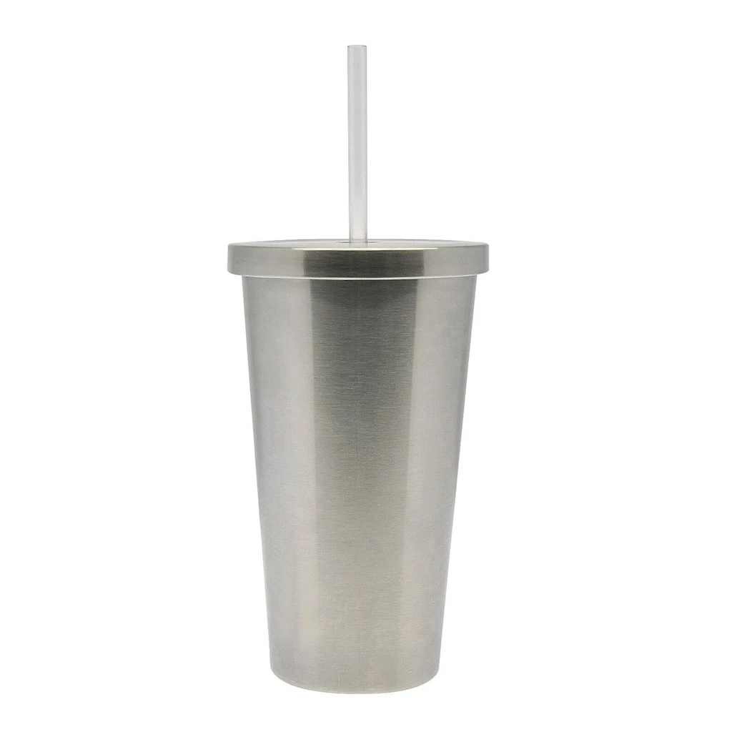 Promo 🌟 12 Pack: 19oz. Stainless Steel Tumbler with Straw by ArtMinds™ 🎉 2 Promo 🌟 12 Pack: 19oz. Stainless Steel Tumbler with Straw by ArtMinds™ 🎉 - Image 2