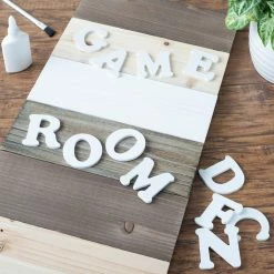 New 🧨 6 Pack: 26" Multi-Shade Wooden Plaque by ArtMinds™ 😍 -Artminds Sales Store MP627743 25