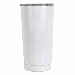 Promo 🥰 24 Pack: 18.5oz. White Stainless Steel Tumbler by ArtMinds™ 🎁