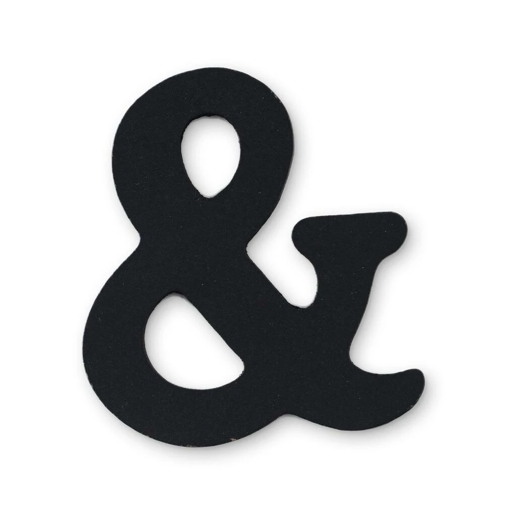 Outlet ✨ 12 Pack: 2.5" Black Ampersand by ArtMinds™ 🎁 2 Outlet ✨ 12 Pack: 2.5" Black Ampersand by ArtMinds™ 🎁 - Image 2