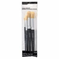 Brand new ✔️ 12 Packs: 4 ct. (48 total) Stencil Brush Set by ArtMinds™ DIY Home 🥰